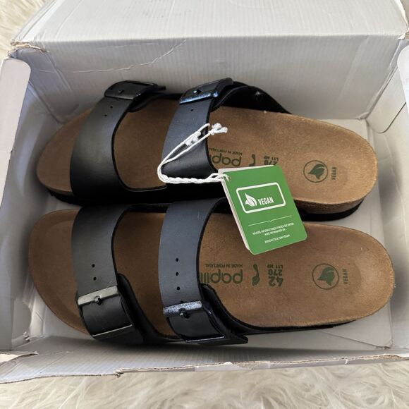 Birkenstock Papillio Arizona Platform Sandals Vegan Black EU 42 US 11 Women’s - Picture 15 of 15